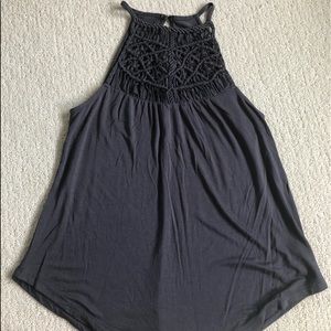 american eagle crocheted tank top